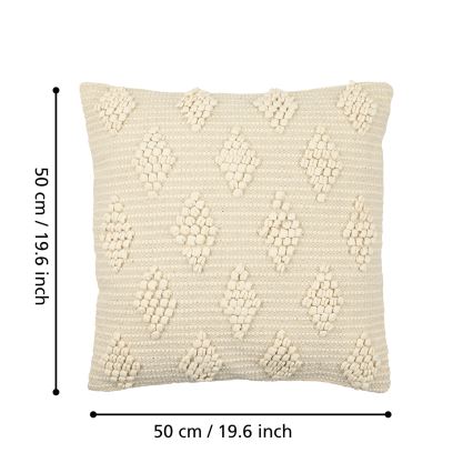 Eglo 420051 - Sisustustyyny CHEVERY 50x50 cm beige