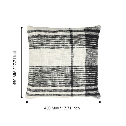 Eglo 420061 - Koristetyyny CHEVERY 45x45 cm kerma/musta