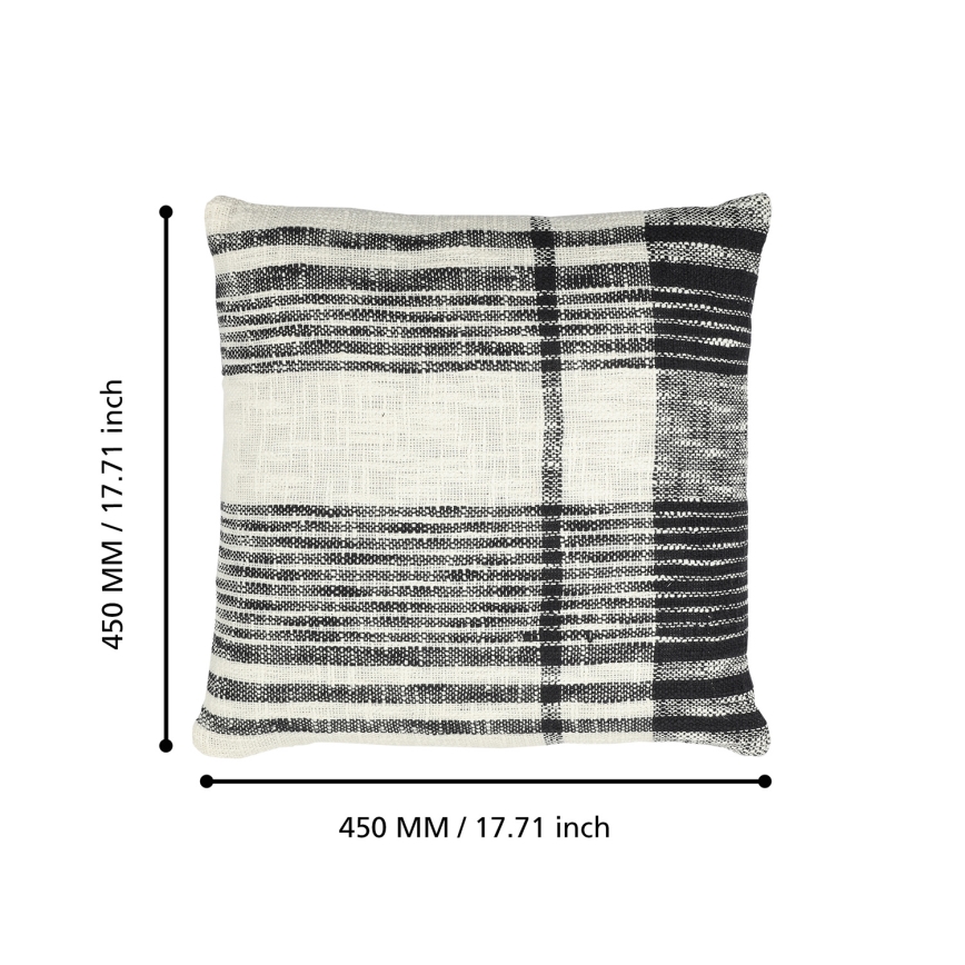 Eglo 420061 - Koristetyyny CHEVERY 45x45 cm kerma/musta