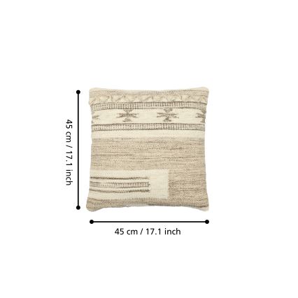 Eglo 420071 - CHEVERY koristetyyny 45x45 cm beige
