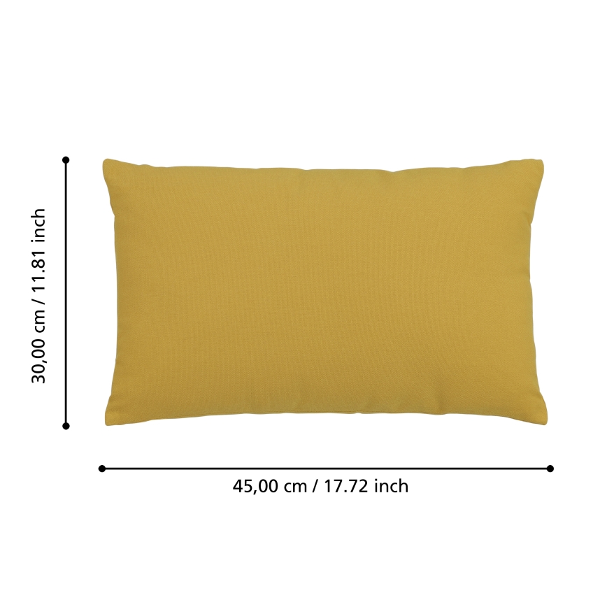 Eglo 420092 - Koristetyyny ILES 30x45 cm keltainen