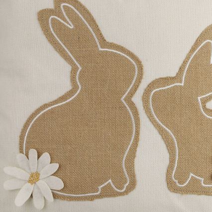 Eglo 420097 - Koristetyyny CHEVERY 45x45 cm beige/ruskea