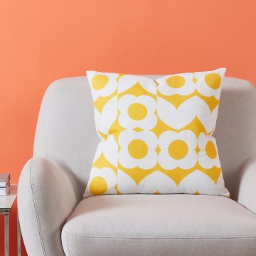 Eglo 420245 - TSUNAN-sisustustyyny 45 x 45 cm keltainen