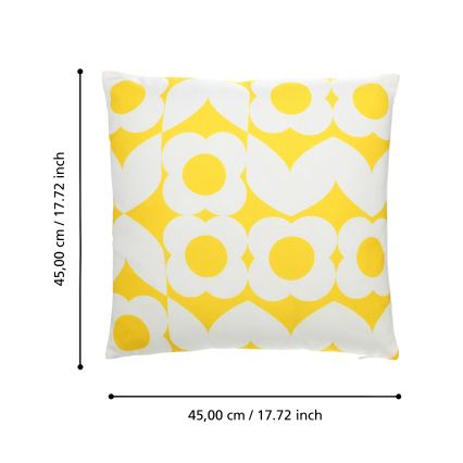 Eglo 420245 - TSUNAN-sisustustyyny 45 x 45 cm keltainen