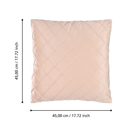 Eglo 420253 - Sisustustyyny SHOURA 45x45 cm vaaleanpunainen