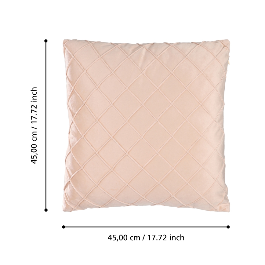 Eglo 420253 - Sisustustyyny SHOURA 45x45 cm vaaleanpunainen