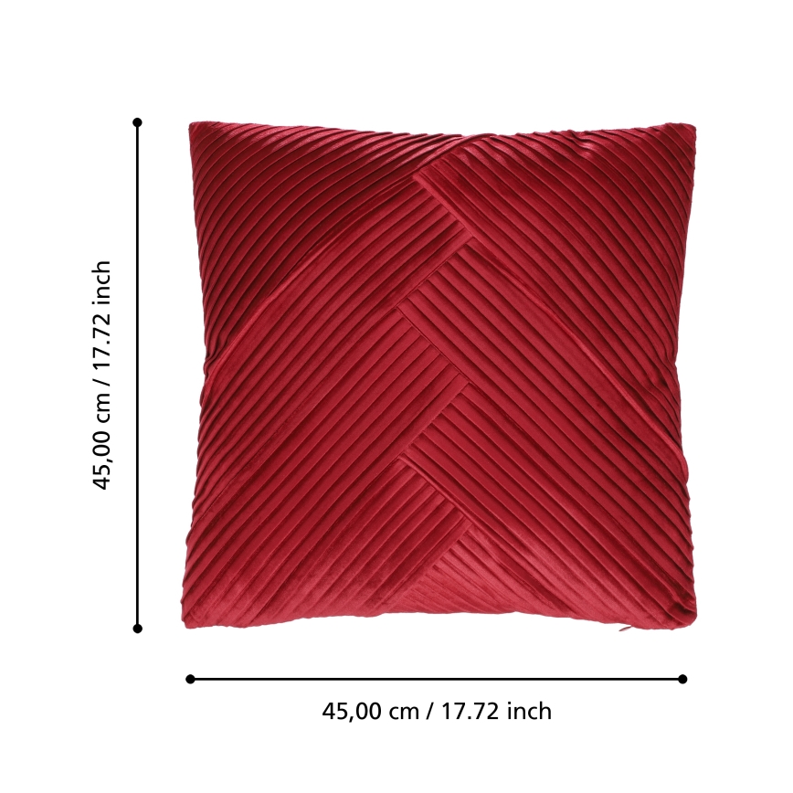 Eglo 420265 - Sisustustyyny SHOURA 45x45 cm punainen