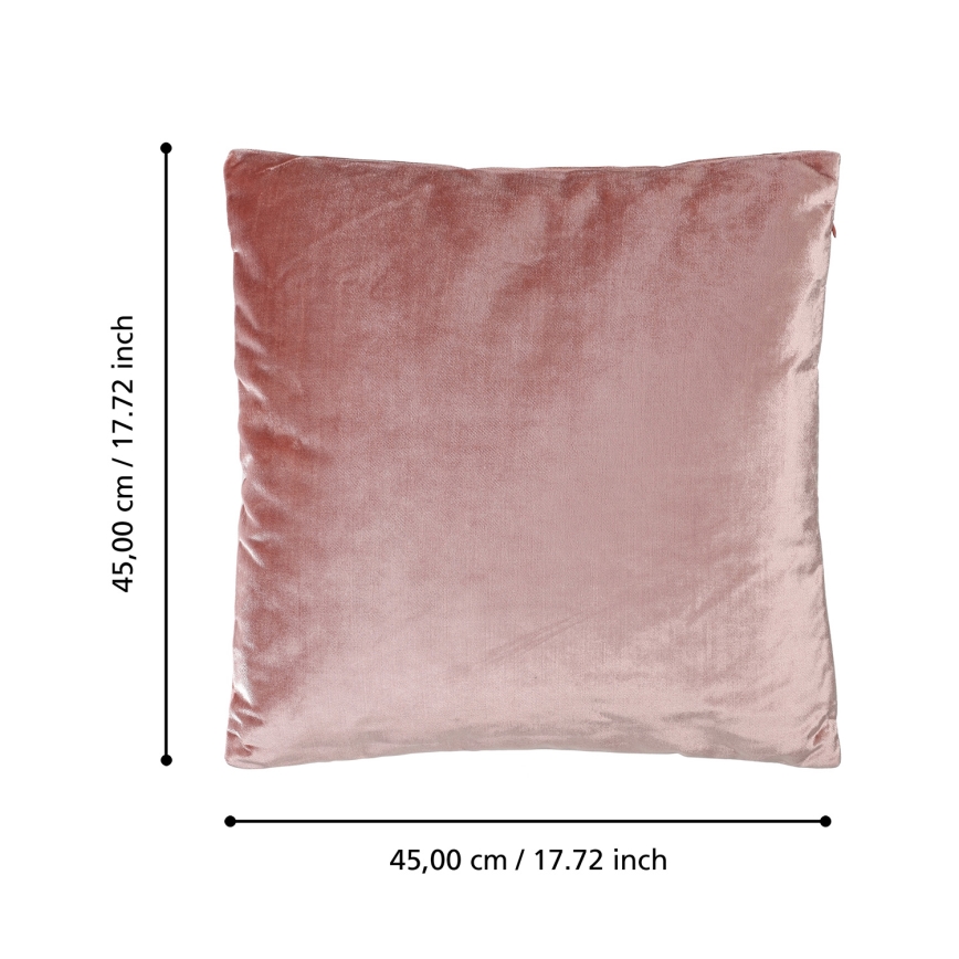 Eglo 420269 - Sisustustyyny SINGU 45x45 cm vaaleanpunainen