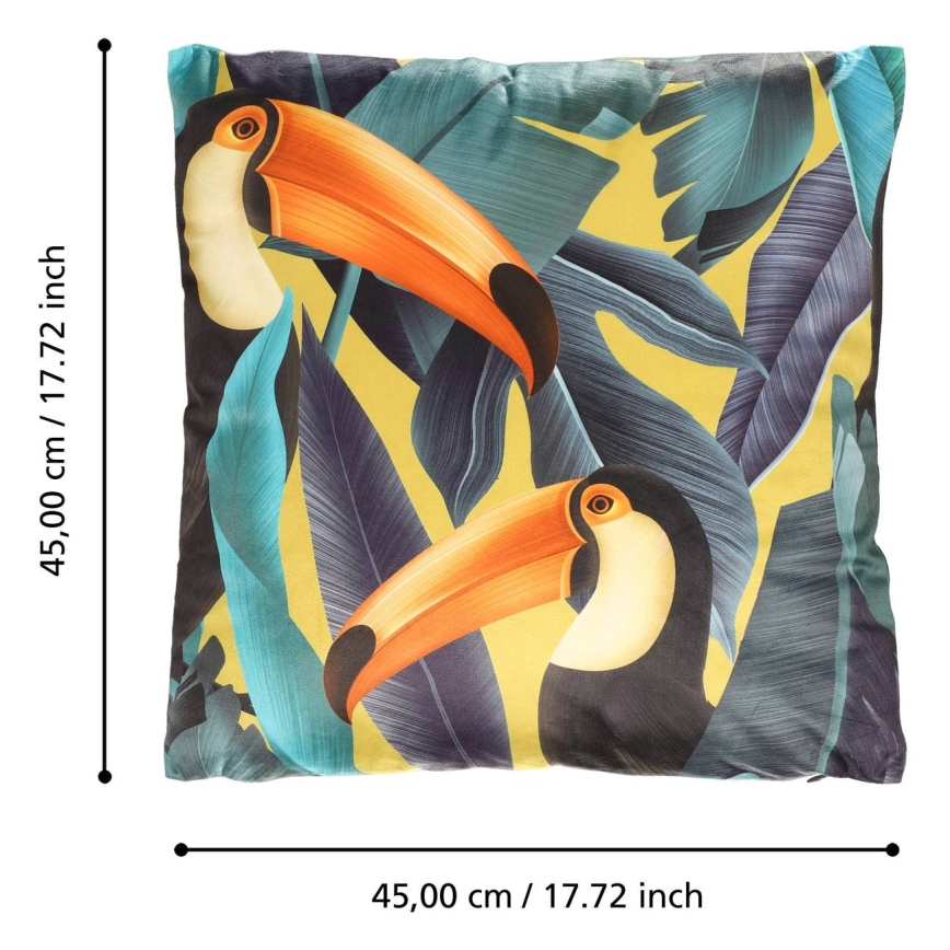 Eglo - Koristetyyny 45x45 cm värikäs