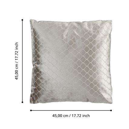 Eglo 420284 - Koristetyyny SINGU 45x45 cm harmaa