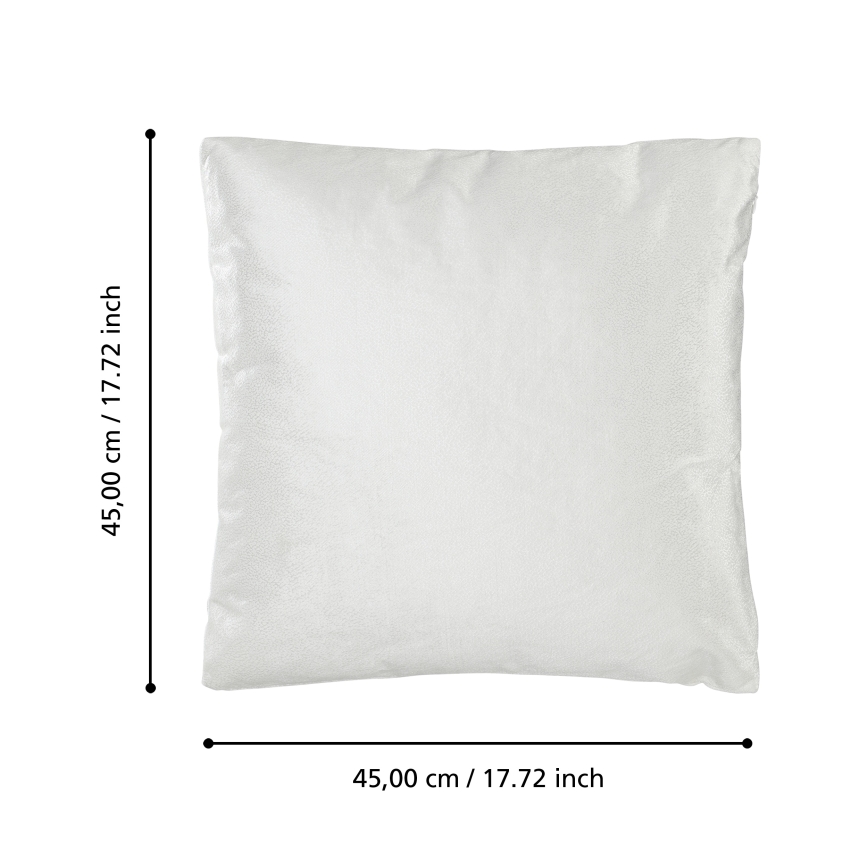 Eglo 420286 - Sisustustyyny SINGU 45 x 45 cm, valkoinen
