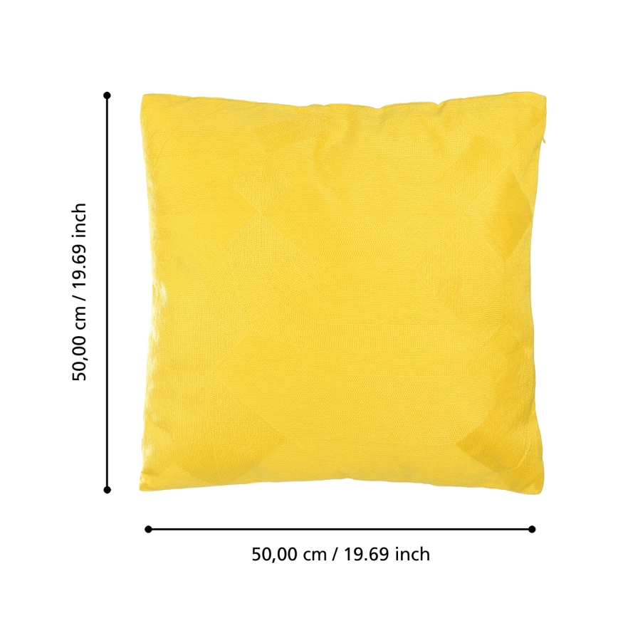 Eglo 420289 - Koristetyyny BERHALA 50 x 50 cm, keltainen