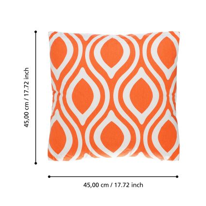 Eglo 420295 - Sisustustyyny CHEVERY 45x45 cm oranssi