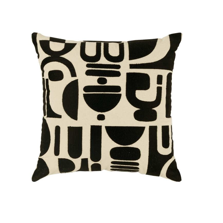 Eglo 420307 - Koristetyyny CHEVERY 45x45 cm kerma/musta