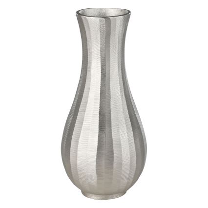 Eglo - Metallinen maljakko 28,5x13 cm hopea