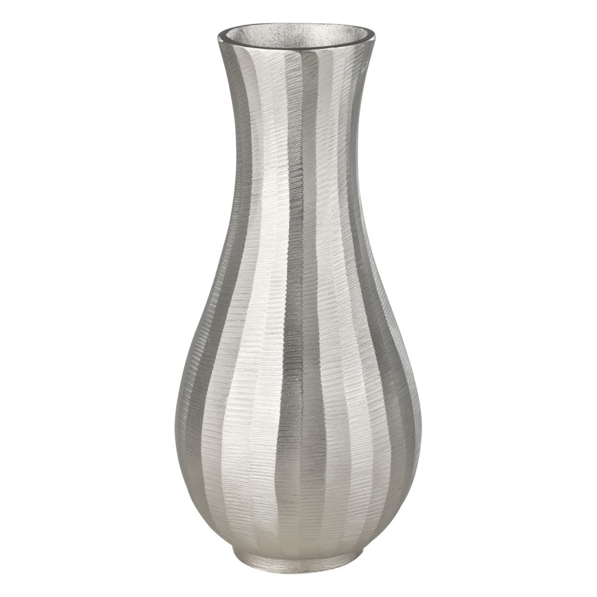 Eglo - Metallinen maljakko 28,5x13 cm hopea