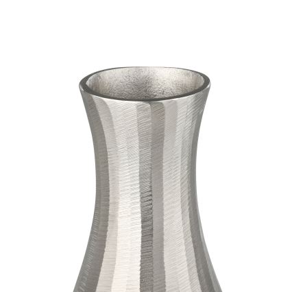 Eglo - Metallinen maljakko 28,5x13 cm hopea