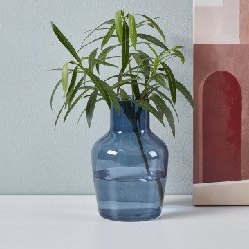 Eglo 421219 - Lasimaljakko SIRANANA 22x14,5 cm sininen/savunharmaa