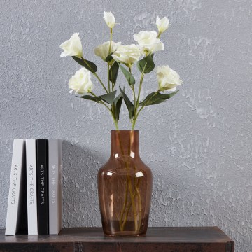 Eglo 421224 - Lasimaljakko SIRANANA 25x13,3 cm ruskea/savunharmaa