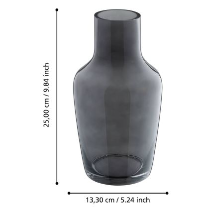 Eglo - Lasimaljakko 25x13,3 cm musta