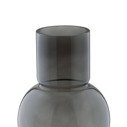 Eglo - Lasinen maljakko 28x15,5 cm musta