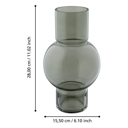 Eglo - Lasimaljakko 28x15,5 cm vihreä