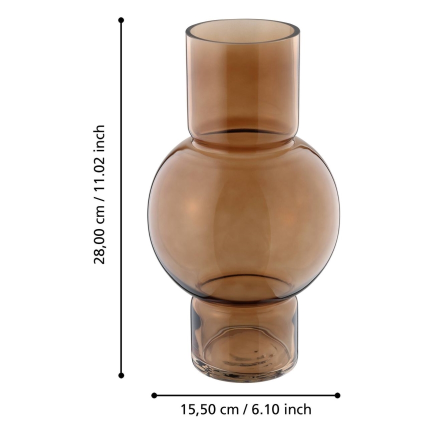 Eglo - Lasimaljakko 28x15,5 cm ruskea