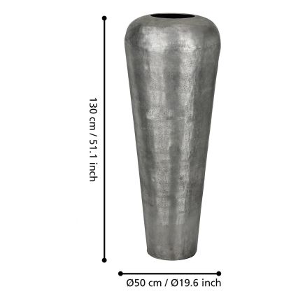 Eglo 421335 - MIYAZAKI metallimaljakko 130 x 50 cm, harmaa