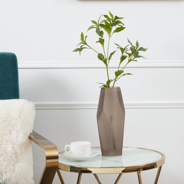 Eglo 421345 - Lasinen maljakko CLONONY 30x12 cm ruskea