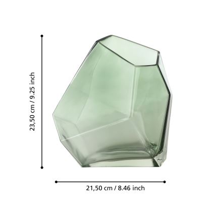 Eglo 421348 - CLONONY lasimaljakko 23,5 x 15 x 21,5 cm, vihreä