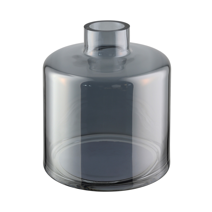 Eglo 421385 - Lasinen maljakko NABAS 24,5x21 cm musta/savunharmaa