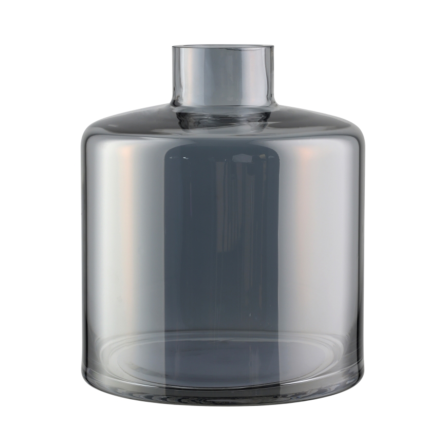 Eglo 421385 - Lasinen maljakko NABAS 24,5x21 cm musta/savunharmaa