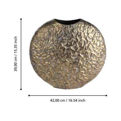 Eglo 421637 - Metallinen maljakko LENGGENG 39x42 cm, pronssinvärinen