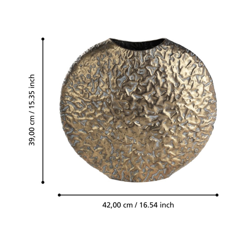 Eglo 421637 - Metallinen maljakko LENGGENG 39x42 cm, pronssinvärinen