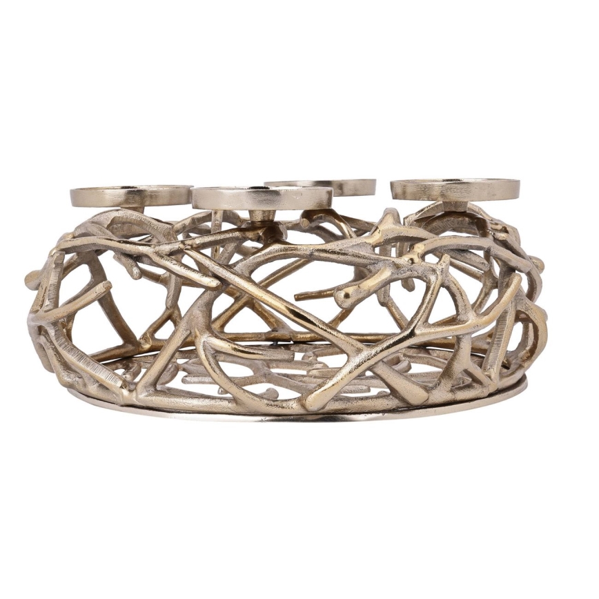 Eglo - Kynttilänjalka 13,5x35 cm kulta