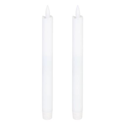 Eglo - SETTI 2x LED-kynttilä LED/1xAAA 24,5 cm valkoinen