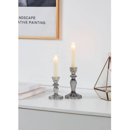 Eglo - Kynttilänjalka 11x7,5 cm harmaa