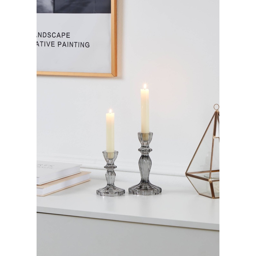 Eglo - Kynttilänjalka 11x7,5 cm harmaa