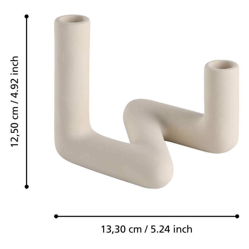 Eglo - Kynttilänjalka 13,3x12,5 cm kerma