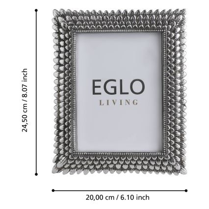 Eglo - valokuvakehys 13x18 cm hopea