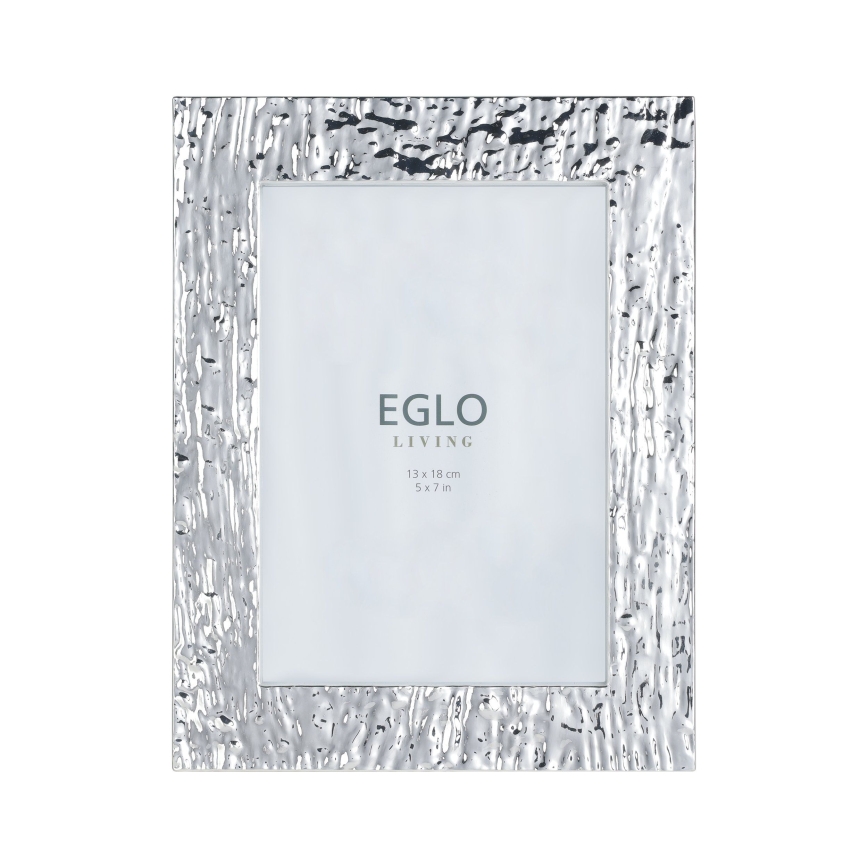 Eglo 423222 - Valokuvakehys BUGRINO 13x18 cm hopea