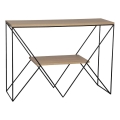 Eglo 424016 - Sivupöytä OTAWARA 77x106 cm ruskea/musta