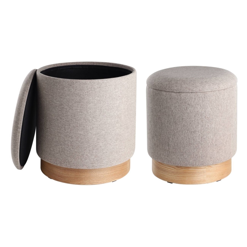 Eglo - SETTI 2x Tabouret halkaisija 30,5/37 cm ruskea