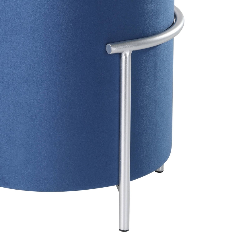 Eglo - Tabouret 46x41 cm sininen/kromi