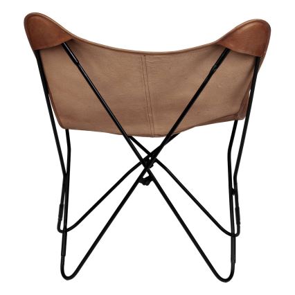 Eglo - Nahkainen nojatuoli 90x80 cm