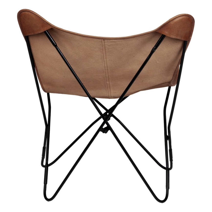 Eglo - Nahkainen nojatuoli 90x80 cm