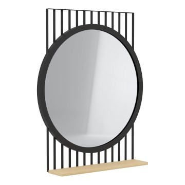 Eglo 425065 - Peili HUNWICK 45,4x57 cm musta/lehmus