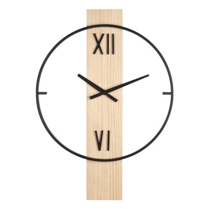 Eglo - Seinäkello 1xAA 56x40 cm puu/metalli