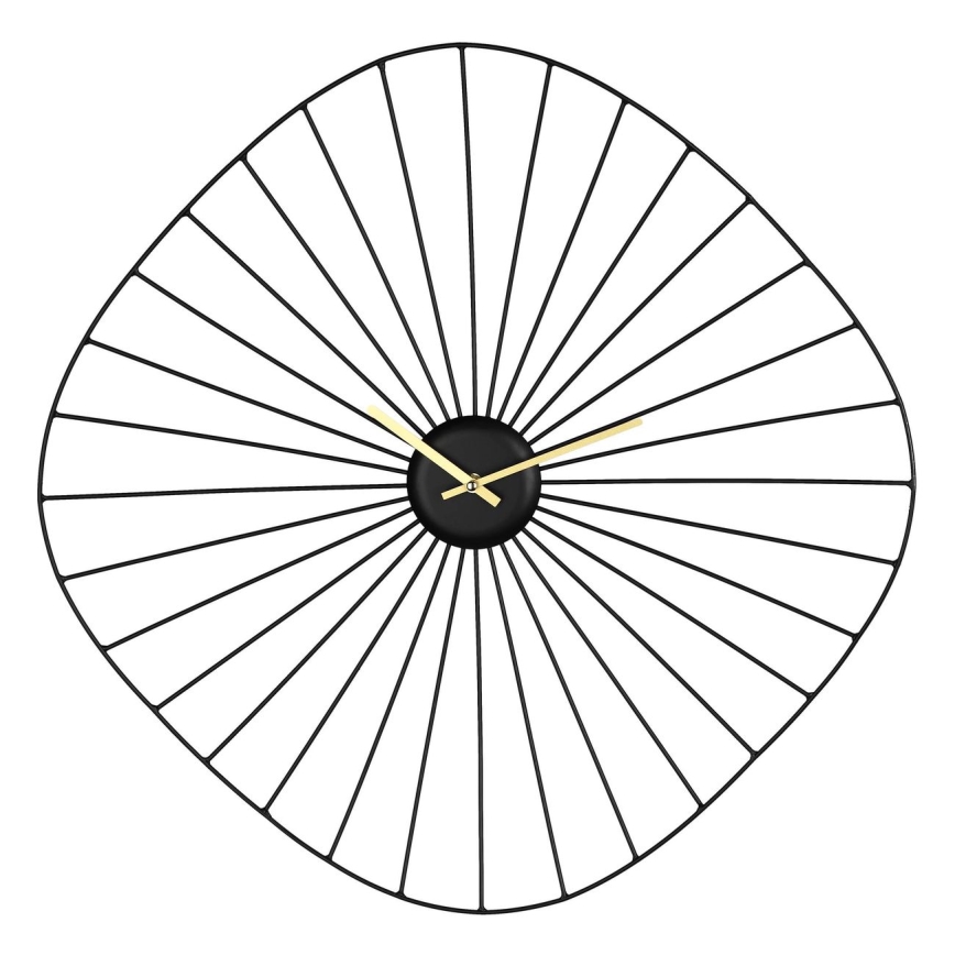 Eglo - Seinäkello 1xAA 60x60 cm musta