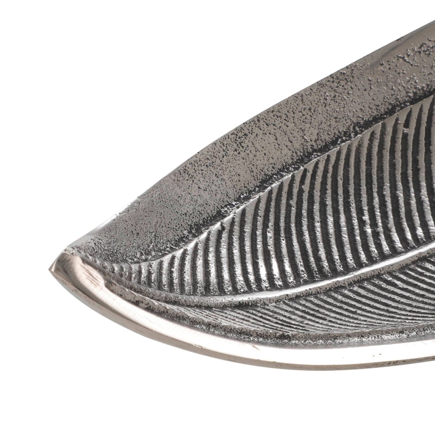 Eglo - Koristetarjotin 14x38,5 cm hopea